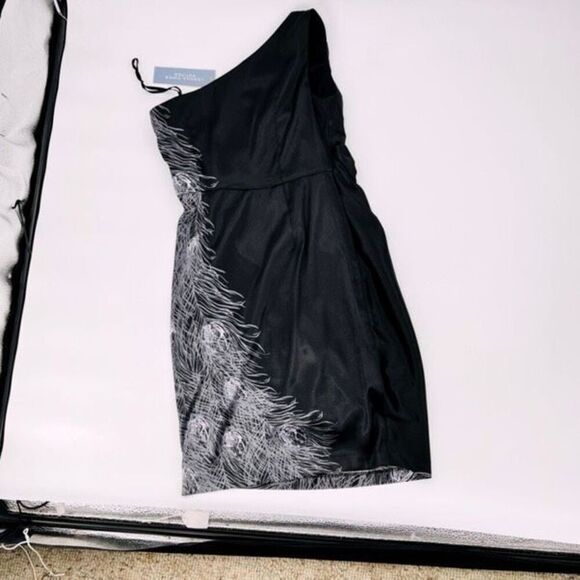 London times one shoulder cocktail evening dress  size 2P - Picture 10 of 16